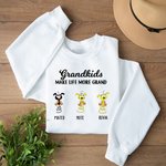 Personalized Cute Tail-Bouncing Marsupilami T-shirt Sweatshirt Hoodie with Name Birthday Anniversary Christmas Gift for Family | Callie × Marsupilami®