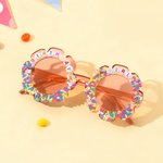 Occhiali da sole per bambini personalizzati per ragazze con testo