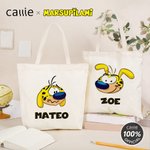 Personalised Cartoon Marsupilami Reusable Canvas Bag with Name Shopping Use Mother's Day Birthday Gift for Women | Callie × Marsupilami®