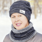 Henkilökohtainen Syntymä Kukkakimppu Beanie Hat ja Neck lämmitin asetettu nimi Outdoor Activity Accessory Syntymäpäivä Joululahja perheelle Ystävät