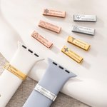 Personalised Medical Cross Stethoscope Caduceus Medical Alert ID Tag for Watch Band with Engraved Text Emergency Contact Gift for Diabetes Allergy