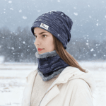 Henkilökohtainen Syntymä Kukkakimppu Beanie Hat ja Neck lämmitin asetettu nimi Outdoor Activity Accessory Syntymäpäivä Joululahja perheelle Ystävät