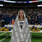 Personalized Cartoon Cheerleading Girl's Back Soft Hooded Blanket with Name and Team Name Game Day Senior Night Team Gift for Cheerleaders