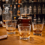 Personalised Cross Bible Whiskey Decanter Glass Box with Engraved Name Birthday Anniversary Gift for Liquor Lovers