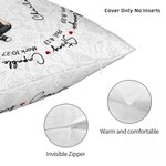 Henkilökohtainen Syntymä Kukka Raamattu Sarjakuvahahmo Hahmo heittää tyynyn kansi nimi ja teksti Home Decor joulu syntymäpäivä lahja kristittyjen perheiden