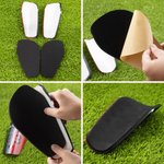 Protège-tibias Durable Personnalisés avec Nom Numéro et Logo de l'Épique Cadeau Anniversaire pour Amis Famille Amateur de Football