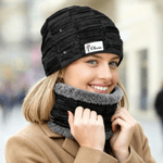 Henkilökohtainen Syntymä Kukkakimppu Beanie Hat ja Neck lämmitin asetettu nimi Outdoor Activity Accessory Syntymäpäivä Joululahja perheelle Ystävät