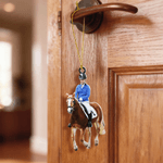 Personalized Horse Riding Photo Acrylic Keychain Ornament Home Decor Christmas Birthday Gift for Equestrian Enthusiasts
