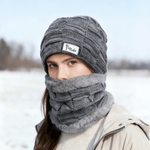 Henkilökohtainen Syntymä Kukkakimppu Beanie Hat ja Neck lämmitin asetettu nimi Outdoor Activity Accessory Syntymäpäivä Joululahja perheelle Ystävät