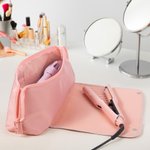 Personalisierte elegante Mädchen Frisur Geburt Blume Multi-Compartments Haar Styling Tool Pouch mit Namen Geburtstag Geschenk für Frauen Friseure