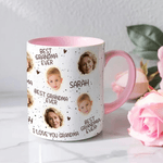 Personalised Photo 11 oz 15 oz  Mug with Name Mother's Day Father's Day Gift for Parents Grandparents