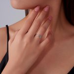 Personalisierte Marquise Birthstone Ring Zierliche Schmuck Geburtstag Valentinstag Jahrestag Geschenk für Frauen