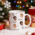 Personalised Photo 11 oz 15 oz  Mug with Name Mother's Day Father's Day Gift for Parents Grandparents