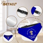Personalisiertes Katze- und Hundehalstuch mit Niedlichem Cartoon-Hund oder Katze Namen und Wunschtext Bandana Geburtstag Geschenk für Haustierbesitzer
