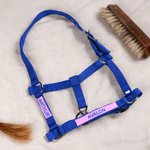 Coprinaso per cavallo personalizzato in tessuto morbido multicolore con testo ricamato accessori equestri regalo di compleanno per amanti dei cavalli