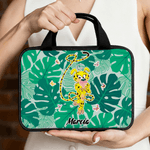 Personalized Yellow-Spotted Leopard Marsupilami Bible Storage Bag Christening Gift for Christian Family Friends | Callie × Marsupilami®