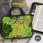 Personalized Yellow-Spotted Leopard Marsupilami Bible Storage Bag Christening Gift for Christian Family Friends | Callie × Marsupilami®