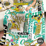 Personalised Cute Long-Tailed Marsupilami Soft Throw Name Blanket Home Decor Birthday Gift for Kids | Callie × Marsupilami®