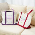 Mahjong Design Multicolore Sac en toile avec Nom Mahjong Club Cadeau d'anniversaire pour Famille Ami Joueur de Mahjong