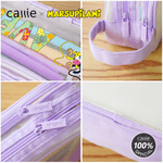 Personalized Long-Tailed Marsupilami Large Capacity Mesh Pencil Case with Name Back to School Gift for Kids Students | Callie × Marsupilami®