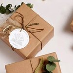 Personalised Birth Flower From The Library of Book Embosser Stamp Hand Held Embosser Set with Text and Name Birthday Gift for Book Lovers