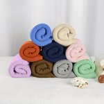 Personalized 100% Cotton Soft Baby Romper Blanket Outfit with Embroidered Name Baby Shower Gift for Newborns New Parents