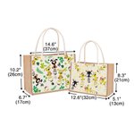 Personalized Cute Tail-Bouncing Marsupilami Large Jute Bag with Name Birthday Anniversary Christmas Gift for Kids | Callie × Marsupilami®