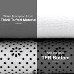 Personalisierte rosa Fantasie Einhorn Rakete Dinosaurier Matte mit Anfangsbuchstaben und Name Raumdekoration Geburtstag Weihnachten Geschenk für Kinder