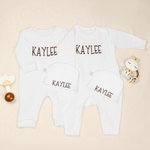 Personalized 100% Cotton Soft Baby Romper Blanket Outfit with Embroidered Name Baby Shower Gift for Newborns New Parents