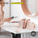 Personalized Cute Long-Tailed Leopard Marsupilami Large PU Leather Makeup Bag with Makeup Brush Holder Birthday Gift for Women | Callie × Marsupilami®