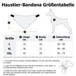 Personalisiertes Katze- und Hundehalstuch mit Niedlichem Cartoon-Hund oder Katze Namen und Wunschtext Bandana Geburtstag Geschenk für Haustierbesitzer