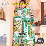 Personalised Cute Long-Tailed Marsupilami Soft Throw Name Blanket Home Decor Birthday Gift for Kids | Callie × Marsupilami®
