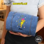 Personalized Classic Long Tailed Marsupilami Butterfly Cosmetic Bag wth Name Daily Use Birthday Christmas Gift for Her | Callie × Marsupilami®