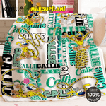 Personalised Cute Long-Tailed Marsupilami Soft Throw Name Blanket Home Decor Birthday Gift for Kids | Callie × Marsupilami®