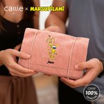 Personalized Classic Long Tailed Marsupilami Butterfly Cosmetic Bag wth Name Daily Use Birthday Christmas Gift for Her | Callie × Marsupilami®