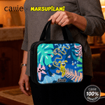 Personalized Yellow-Spotted Leopard Marsupilami Bible Storage Bag Christening Gift for Christian Family Friends | Callie × Marsupilami®