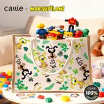 Personalized Cute Tail-Bouncing Marsupilami Large Jute Bag with Name Birthday Anniversary Christmas Gift for Kids | Callie × Marsupilami®