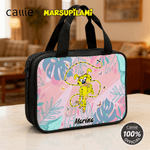 Personalized Yellow-Spotted Leopard Marsupilami Bible Storage Bag Christening Gift for Christian Family Friends | Callie × Marsupilami®
