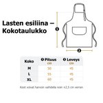 Personoitu söpö pingviinikuvioinen lasten esiliina ja kokinhattusarja taskulla säädettävä täydellinen joululahja pojille ja tytöille