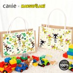 Personalized Cute Tail-Bouncing Marsupilami Large Jute Bag with Name Birthday Anniversary Christmas Gift for Kids | Callie × Marsupilami®