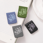 Personalised Multicolour Butterfly Initial Reading Magnetic PU Leather Bookmark Clip Birthday Gift for Book Lovers Teachers Students