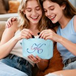 Sac de maquillage quotidien de voyage Anniversaire Cadeau de mariage pour les femmes