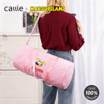 Sac de voyage à rayures avec nom et bandoulière pour une utilisation quotidienne Cadeau d'anniversaire pour la famille | Callie × Marsupilami®.