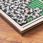 Personalised Thanks for A Great Season Soccer 4D Shaker Ornament Fridge Magnet with Name and Team Name Christmas End of Season Gift for Coach