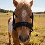 Funda protectora de muserola para cabestro personalizada con nombre bordado Regalo de cumpleaños ecuestre para propietarios de caballos Jinetes