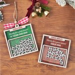 Personalised Thanks for A Great Season Soccer 4D Shaker Ornament Fridge Magnet with Name and Team Name Christmas End of Season Gift for Coach