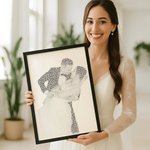 Henkilökohtainen romanttinen häät sanat muotokuva kankaalle maalaus Ystävänpäivä vuosipäivä lahja ystäville pariskunnille parit