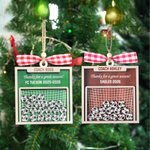 Personalised Thanks for A Great Season Soccer 4D Shaker Ornament Fridge Magnet with Name and Team Name Christmas End of Season Gift for Coach