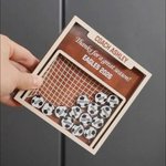 Personalised Thanks for A Great Season Soccer 4D Shaker Ornament Fridge Magnet with Name and Team Name Christmas End of Season Gift for Coach