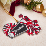 Personalised Cartoon Cheerleading Character Acrylic Ornament with Name Tree Decor Christmas Gift for Cheerleaders